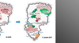 Evolution territoriale des syndicats de rivières dans l'Aisne