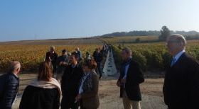 Inauguration des travaux de maîtrise du ruissellement et de l'érosion sur le bassin versant du ru de Nesles