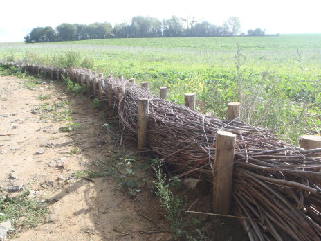 Travaux de maîtrise de l'érosion et du ruissellement sur la commune de Mercin-et-Vaux - Terminés